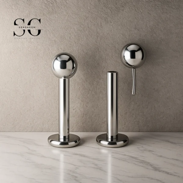 SG4195 F136 Titanium Threadless Labrets – Ball Design Piercing Jewelry