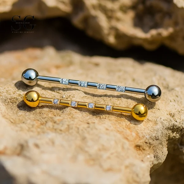 SG9016 Titanium Industrial Barbell – Customizable Colors & Sizes