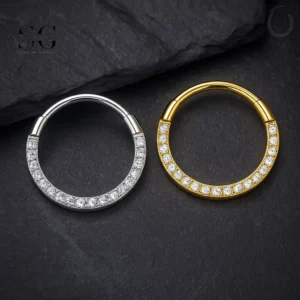 SG3181 Titane Bijoux de nez délicat avec aaaaa zircon