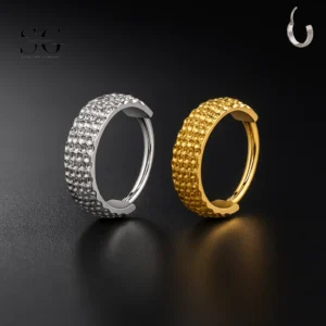SG3184 Anillo de nariz elegante de titanio para amantes de las nasal penetrantes