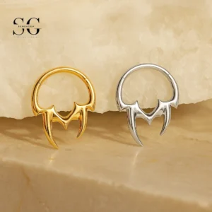 SG3188 Titanium Symbol Nose Ring for Piercing Aesthetics
