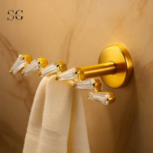 SGYS1107 Five-Zircon Titanium Threaded Labret with Customizable Colors