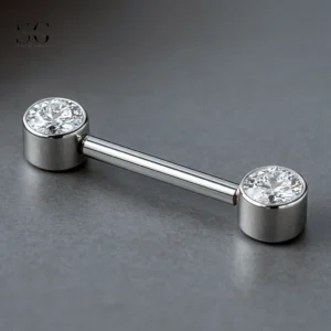 SGYS9030 Internally Threaded Nipple Jewelry – Minimalist Design, F136 Titanium