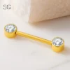 SGYS9030 Internally Threaded Nipple Jewelry – Minimalist Design, F136 Titanium - Image 2