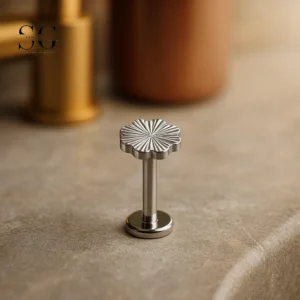 SG4128 - Minimalist Titanium Labret for Cartilage Piercing