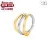 Sensagem GS574 F136 Titanium 3-Prong Multicolor Nose Ring - Image 3