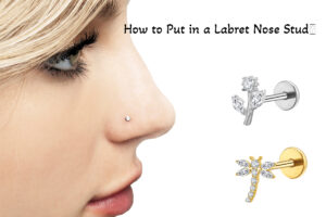 Labret Nose Studを入れる方法