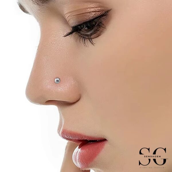 Sensagem SG546 G23 Titanium Nose Studs - Straight, L-Shape, Curved Barbell Options - Image 6