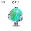 Sensagem SG547 G23 Titanium Helix & Stud Earrings - 7 Colors, 2 Size Options - Image 2