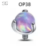 Sensagem SG547 G23 Titanium Helix & Stud Earrings - 7 Colors, 2 Size Options - Image 6