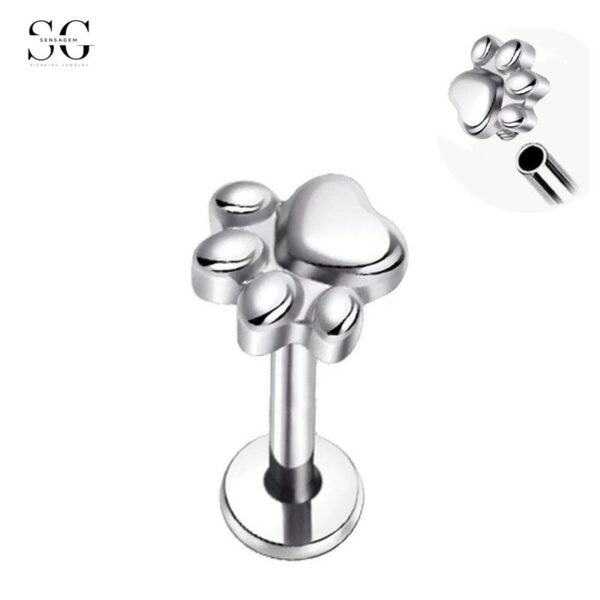 Sensagem SG548 316 Stainless Steel Lip Studs - Durable Hypoallergenic Jewelry