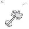 Sensagem SG551 Stainless Steel Lip Studs, Hypoallergenic, 3 Colors - Image 2