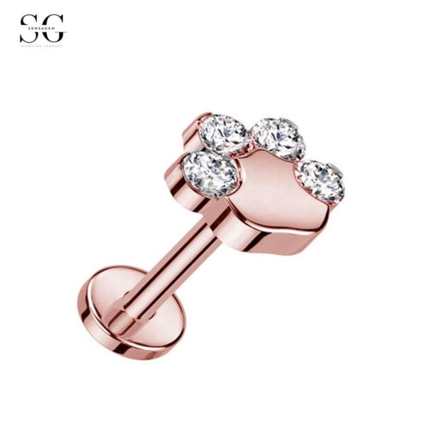 Sensagem SG551 Stainless Steel Lip Studs, Hypoallergenic, 3 Colors - Image 4