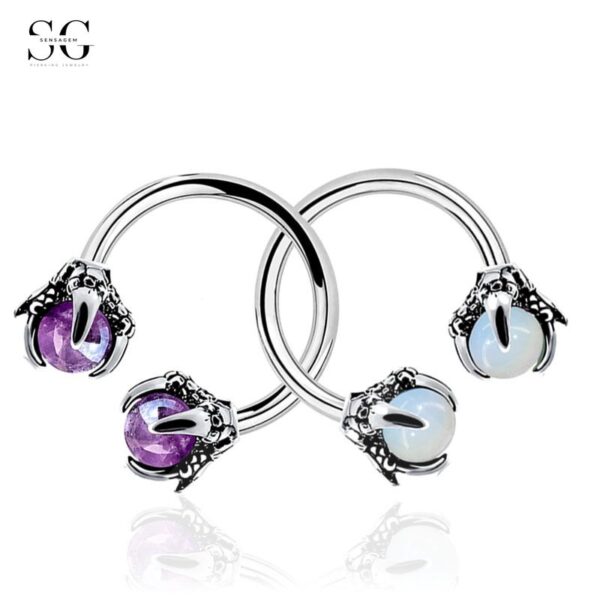 Sensagem SG553 Stainless Steel Nose Rings – Multiple Sizes & Colors