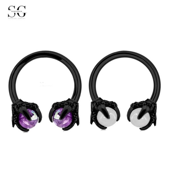 Sensagem SG553 Stainless Steel Nose Rings – Multiple Sizes & Colors - Image 4