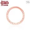 Sensagem SG562 F136 Titanium Seamless Nose Ring, CNC Carved, 1.2*8-10mm - Image 2