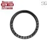 Sensagem SG562 F136 Titanium Seamless Nose Ring, CNC Carved, 1.2*8-10mm - Image 3