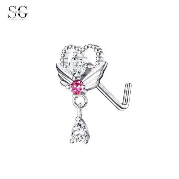 Sensagem SG550 Stainless Steel Nose Studs, Hypoallergenic, 4 Colors - Image 13