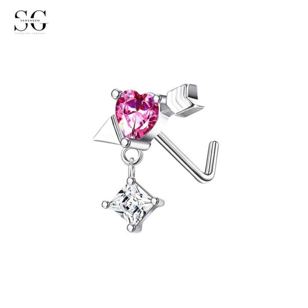 Sensagem SG550 Stainless Steel Nose Studs, Hypoallergenic, 4 Colors - Image 10