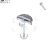 SG4095 F136 Titanium Threaded Labrets with Zircon Mushroom Design – Best Piercing Jewelry - Image 5