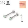 SG4149 Round Opal Threaded Labrets for Women – F136 Titanium Quality Body Piercing Jewelry3