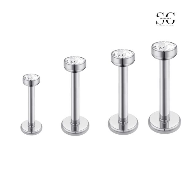 SGYS1079 - Quality Body Jewelry: Implant-Grade Titanium Labret Piercing Jewelry - Image 2