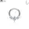 SGYS2012 - F136 Titanium Segment Clicker Ring for Ear Piercing Jewelry - Image 3