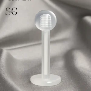 Sensagem SGYS8064 Externally Threaded Bioflex Flexible Labret