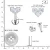 主图-02_SG4033 F136 Titanium Threaded Labrets with Multicolor Zircons – Premium Labret Studs