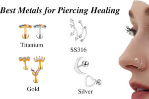 Beste metaller for piercing helbredelse: Titan vs. Stål vs. Gull