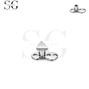Sgry02-11 - Τρίτη Titanium Triangle Top Dermal Anchor - ASTM F136