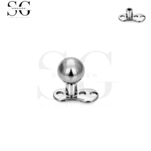 Sgry02-9 - Titanium Ball Shape Top Dermal Anchor - ASTM F136