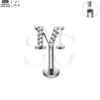 SG3096 G23 Titanium Letter Nose Rings with Zircon – Stylish Initial Piercing Jewelry - Image 14