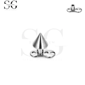 SGRY02-4 - Titanium Spike Top Dermal Anchor - ASTM F136