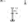 SG3096 G23 Titanium Letter Nose Rings with Zircon – Stylish Initial Piercing Jewelry - Image 9