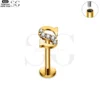 SG3096 G23 Titanium Letter Nose Rings with Zircon – Stylish Initial Piercing Jewelry - Image 47