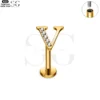 SG3096 G23 Titanium Letter Nose Rings with Zircon – Stylish Initial Piercing Jewelry - Image 38