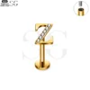 SG3096 G23 Titanium Letter Nose Rings with Zircon – Stylish Initial Piercing Jewelry - Image 43