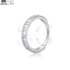 SG3009 ASTM-F136 Titanium Zirconia Clicker – Wholesale Septum and Nose Rings - Image 2