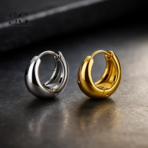 SG3017 316L Titanium Hoop Earrings – Durable & Stylish Piercing Jewelry