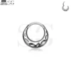 SG3024 G23 Titanium Sculpted Hoop Nose Ring – Unique Piercing Jewelry - Image 3