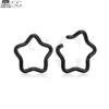 SG3086 G23 Titanium Star-Shaped Nose Ring – Unique and Stylish Piercing Jewelry - Image 3