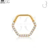 SG3098 ASTM-F136 Titanium Hexagon Clicker – Premium Piercing Jewelry - Image 3