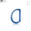 SG3099 - Premium Titanium Hinged Segment Ring with CZ Pave – ASTM F136 - Image 6