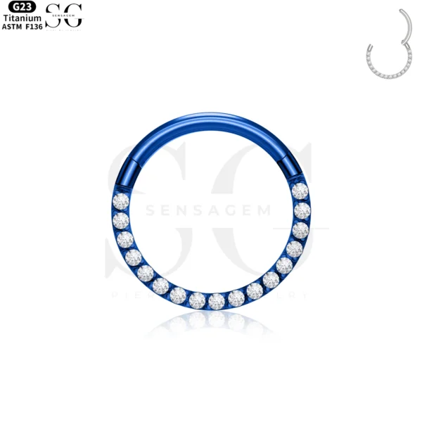SG3101 - Round Zircon Titanium Clicker – ASTM F136 - Image 8