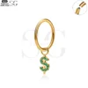 SG3105 - Dollar Sign Zircon Titanium Clicker – ASTM F136 - Image 4