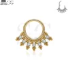 SG3164 - ASTM F136 Titanium High-Polished Punk Nose Ring Wholesale - Image 4