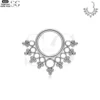 SG3166 - ASTM F136 Titanium Multi-Ball Engraved Nose Ring Wholesale - Image 3