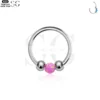 SG3180 - ASTM F136 Titanium Opal & Ball Nose Ring Wholesale - Image 16