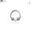 SG3180 - ASTM F136 Titanium Opal & Ball Nose Ring Wholesale - Image 13